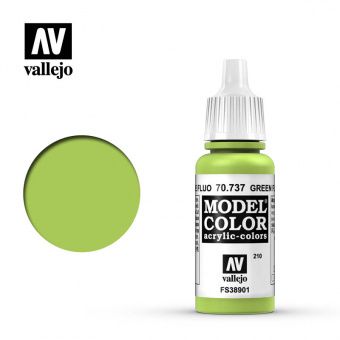 КраскаVallejoModelColor210FluorescentGreen(Флуоресцентныйзеленый)70737