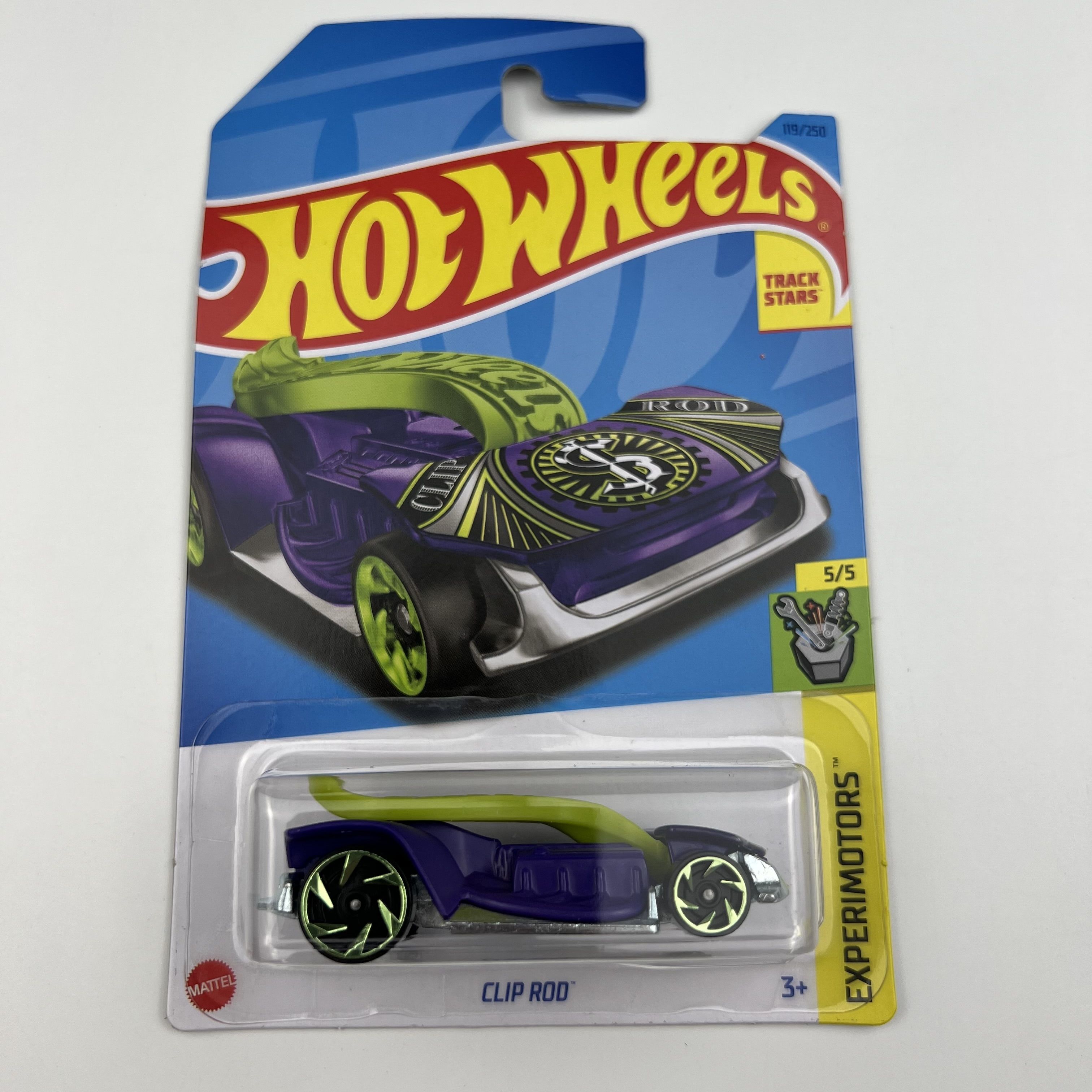 Машинка Hot Wheels коллекционная (оригинал) 2023 CLIP ROD - купить с  доставкой по выгодным ценам в интернет-магазине OZON (836865467)