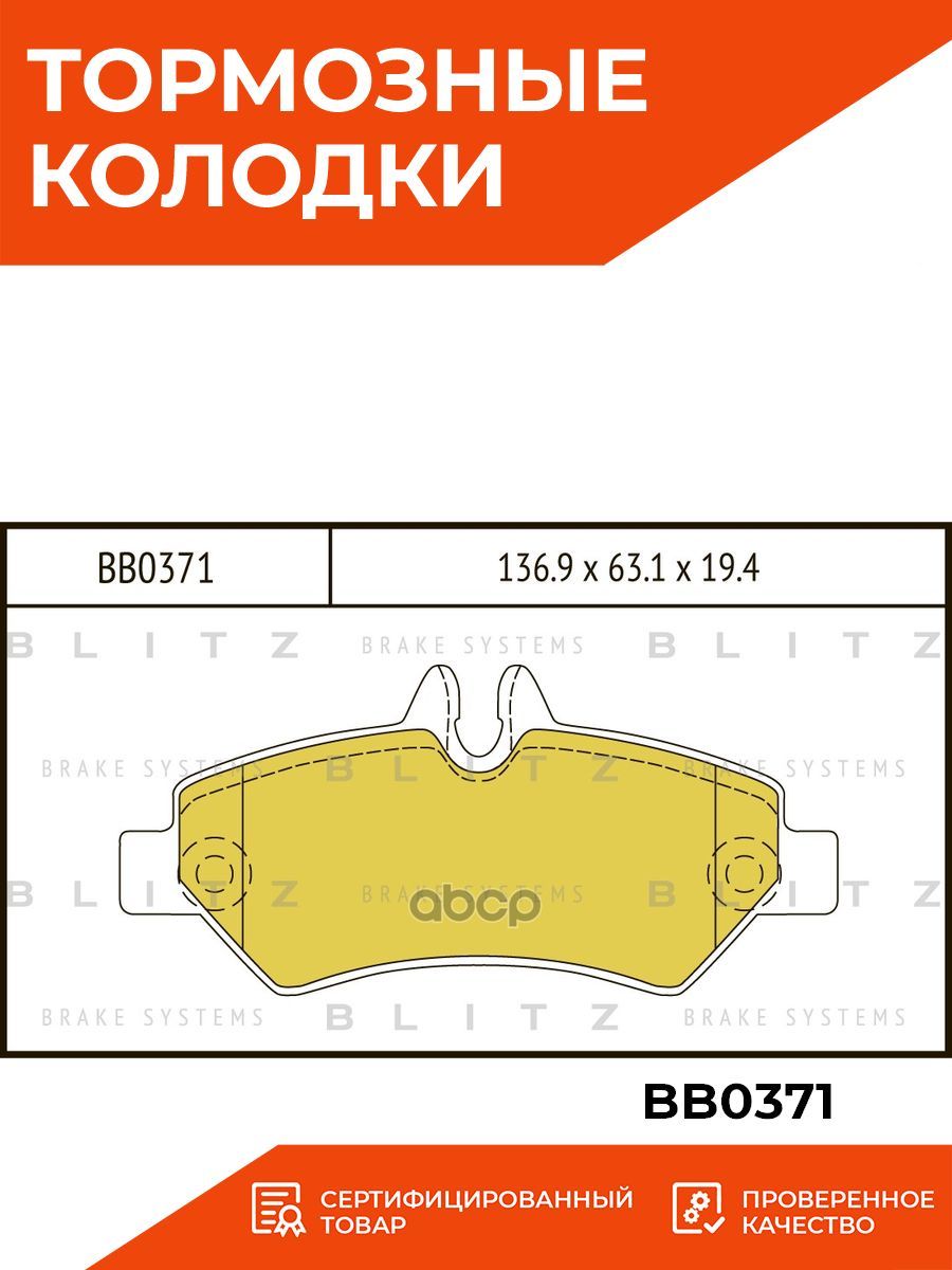 Тормозные колодки blitz отзывы