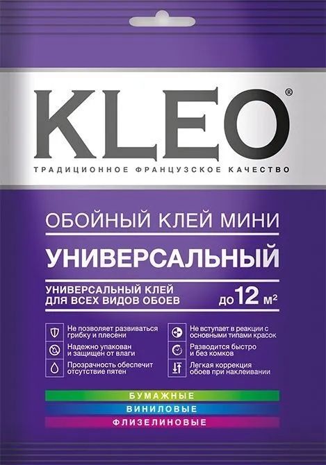 Kleo Клей для обоев, 60 г., 1 шт.