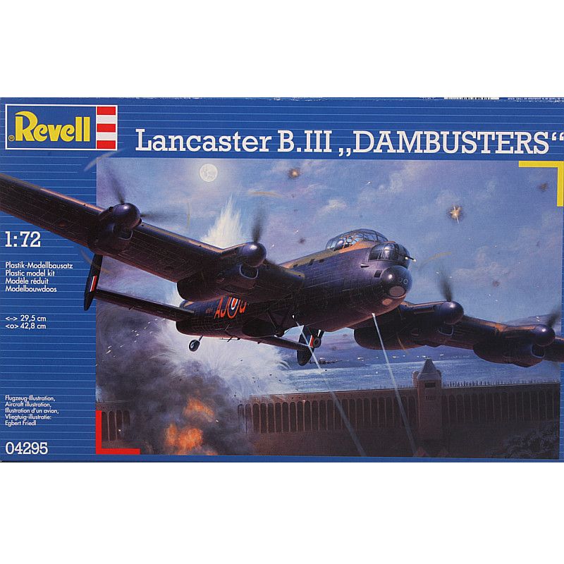 Revell 04295 Модель сборная Бомбардировщик Lancaster "Dam Buster" 1/72