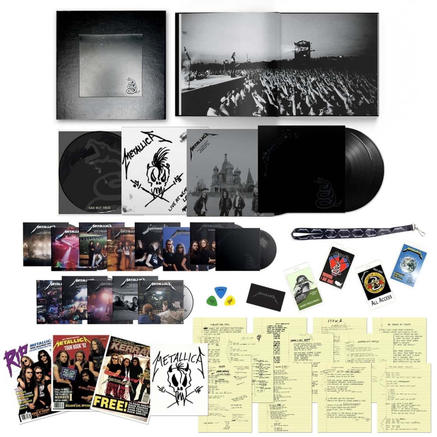 Бокс Metallica - the Black (remastered LTD.6LP,14CD, 6DVD super BOX)