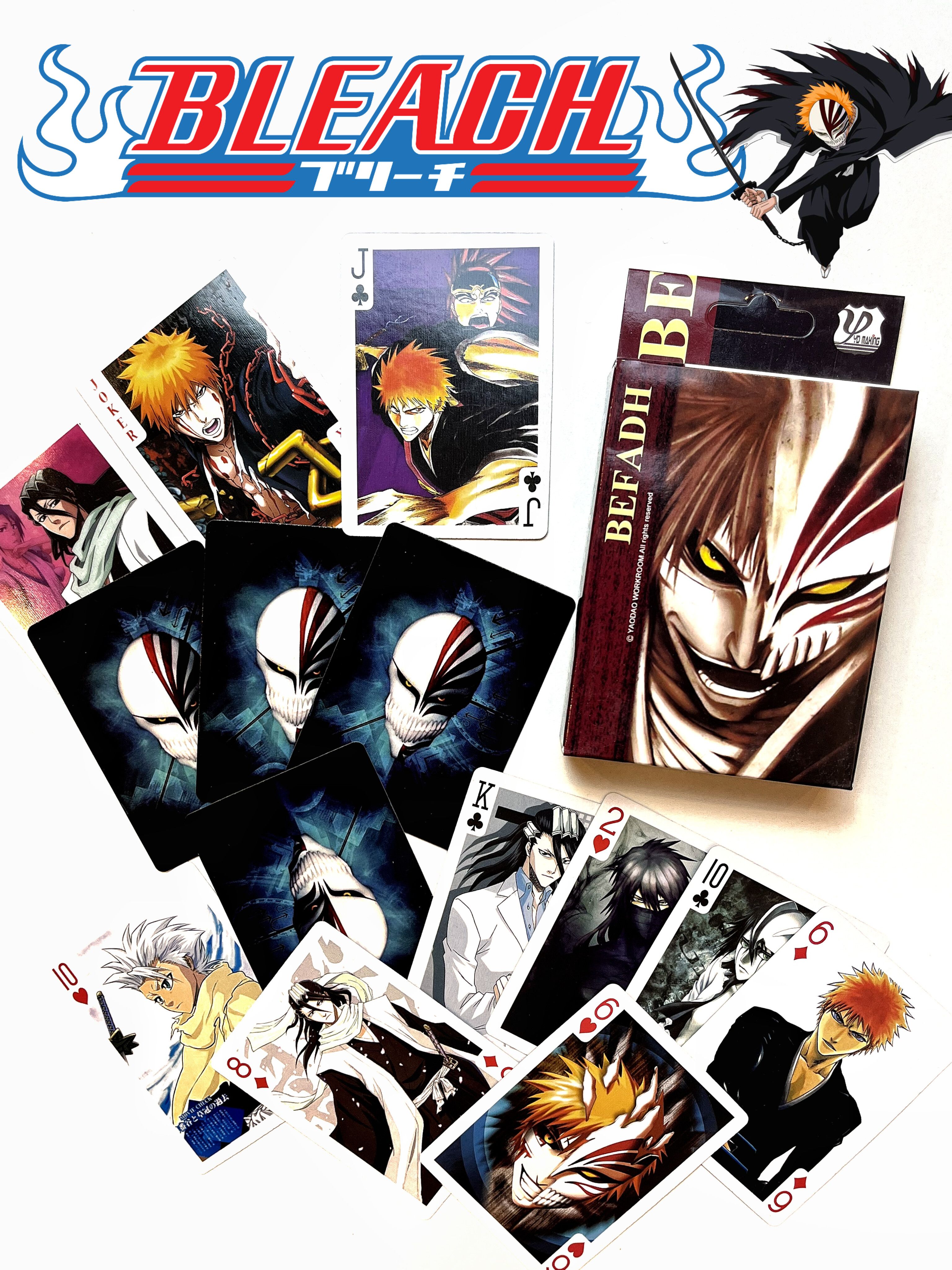 Игральные карты аниме Блич/ Bleach 54 шт - купить с доставкой по выгодным  ценам в интернет-магазине OZON (878522173)