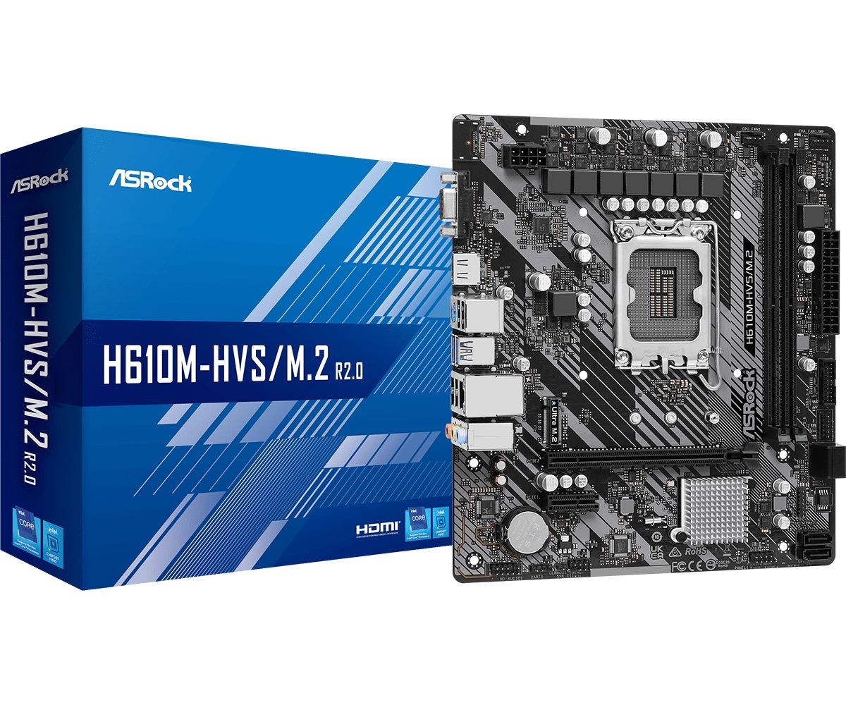 Материнская плата ASRock H610M-HVS/M.2 R2.0 DDR4