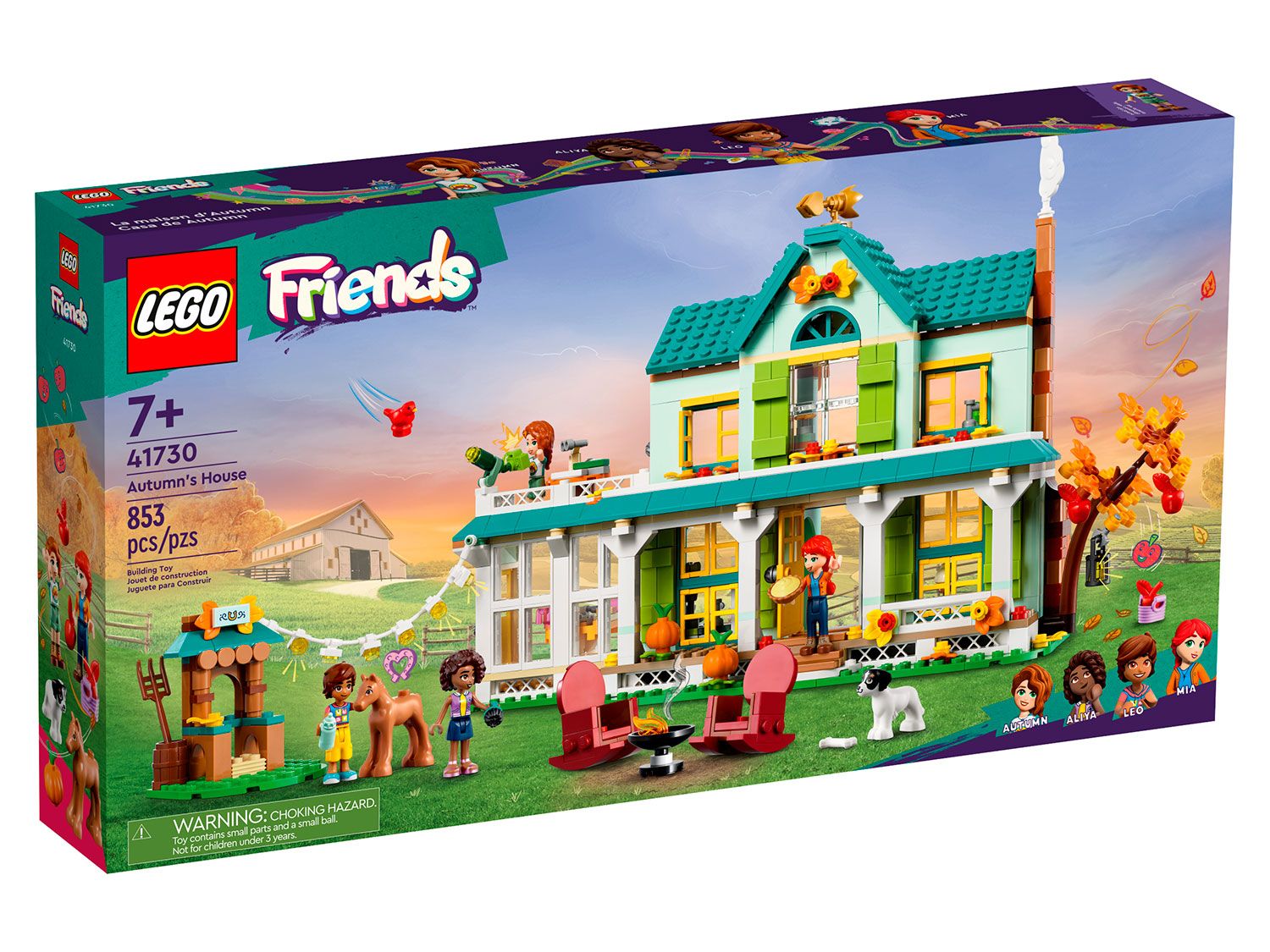 Конструктор LEGO Friends Дом Отумн, 853 детали, 7+, 41730 - купить с  доставкой по выгодным ценам в интернет-магазине OZON (887530414)