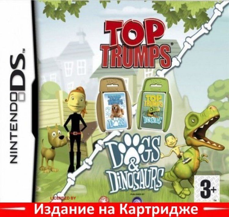 Игра Top Trumps Dogs and Dinosaurs (Nintendo DS, Английская версия)