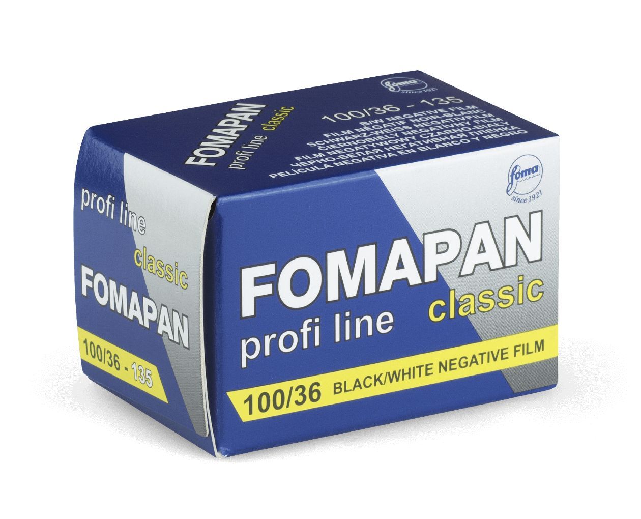 Фотопленка Foma Fomapan 100 Action profi line черно-белая чб 135/36