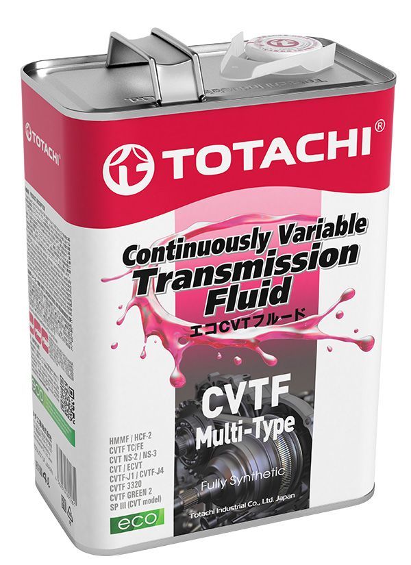 TOTACHI Масло трансмиссионное CVTF MULTI-TYPE, 4 л, арт.20504