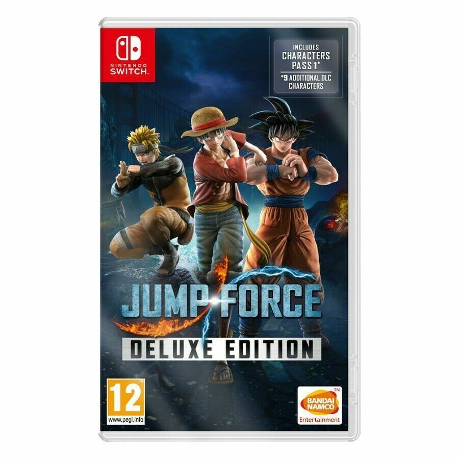 Nintendo force. Jump Force Deluxe Edition. Jump Force игра на Нинтендо свитч. Bandai Namco на Switch. Игры про зомби на Нинтендо свитч.