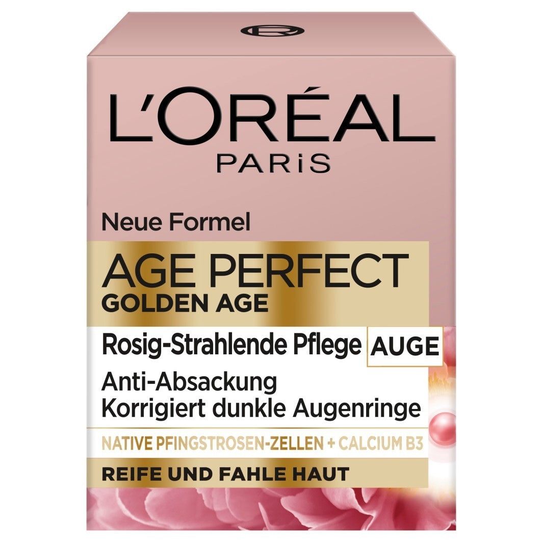 L oreal paris gold. Loréal Paris age perfect revitalisierende Augen Pflege 15 мл Loreal OVP