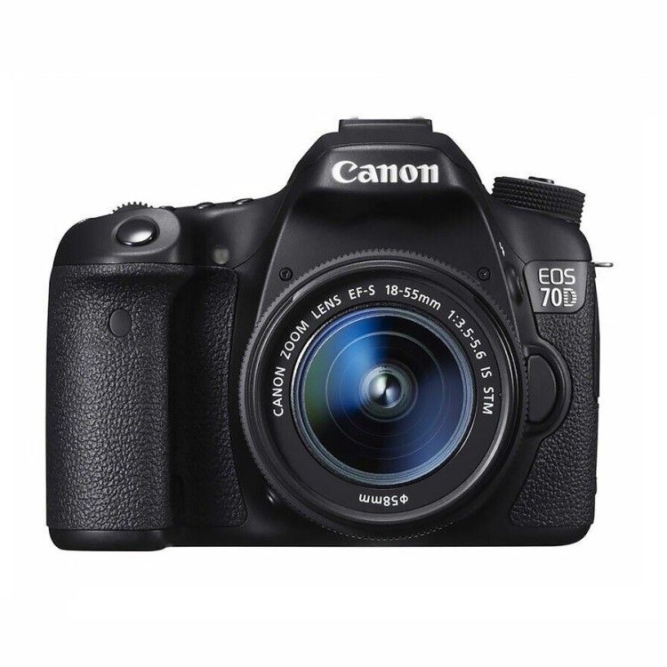 Фотоаппарат Canon EOS 70D Kit EF-S 18-55mm f/3.5-5.6 IS STM, черный