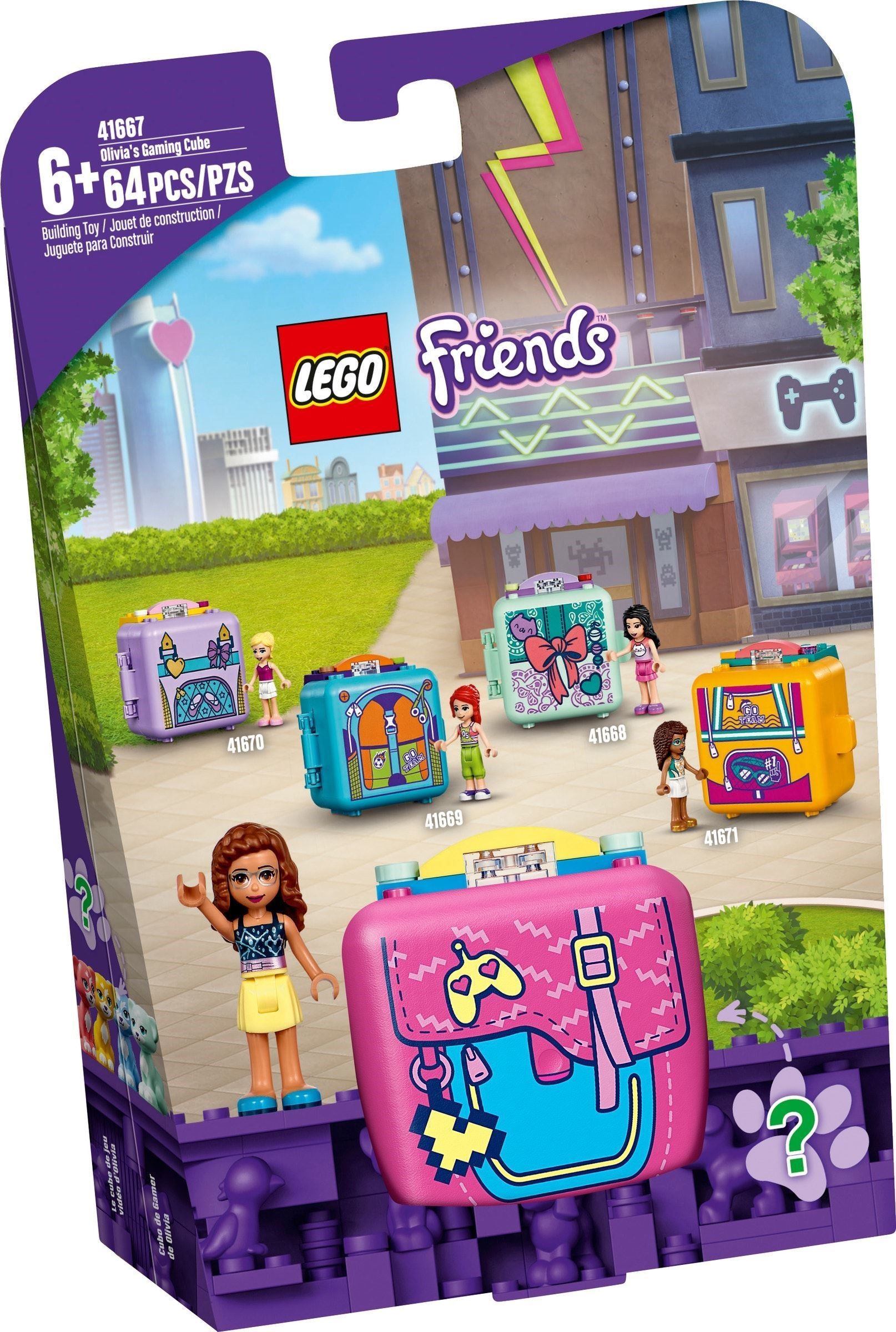 Конструктор LEGO Friends 41667 Кубик Оливии для игр - купить с доставкой по  выгодным ценам в интернет-магазине OZON (1205513492)