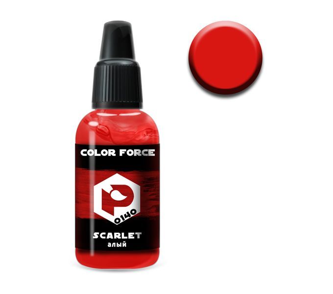 Pacific88AeroCOLORFORCEКраскадляаэрографаАлый(Scarlet),18ml