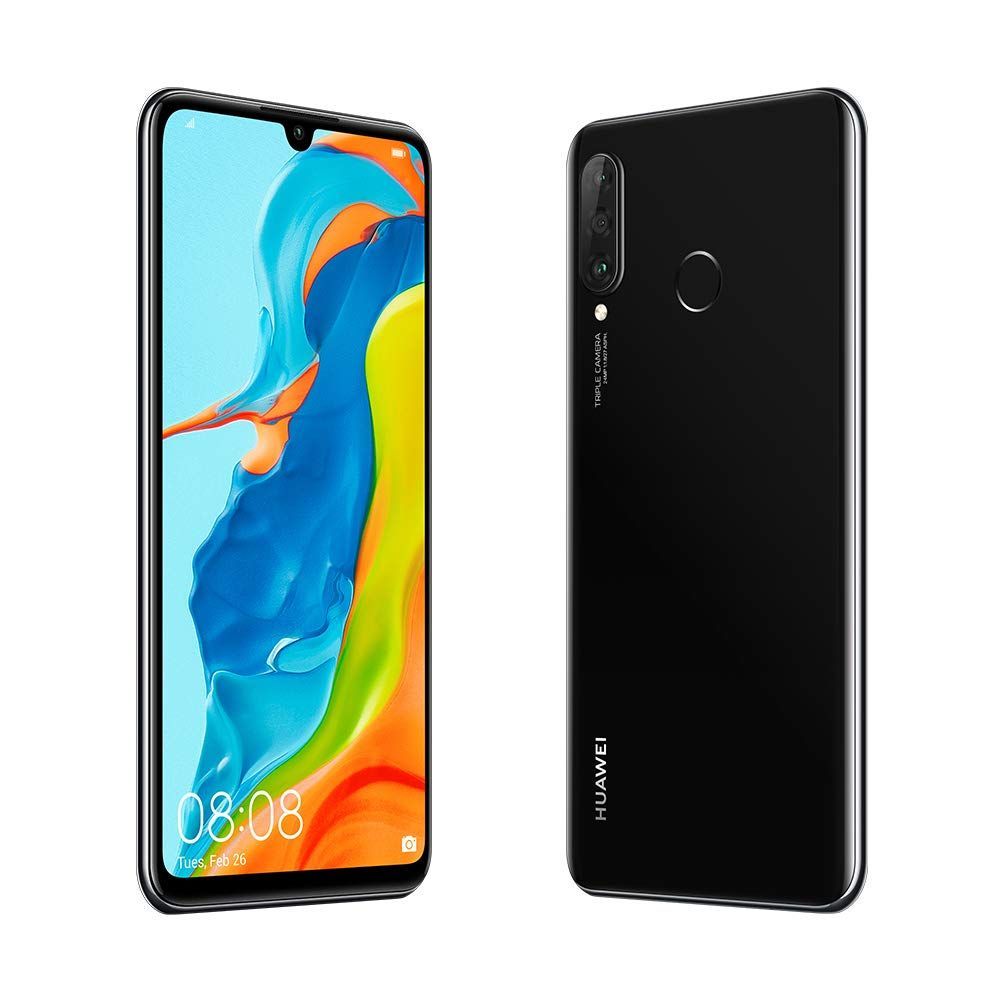 Смартфон HUAWEI P30 Lite_Huawei-P30.LITE-4+128-Черны - купить по выгодной  цене в интернет-магазине OZON (945126317)