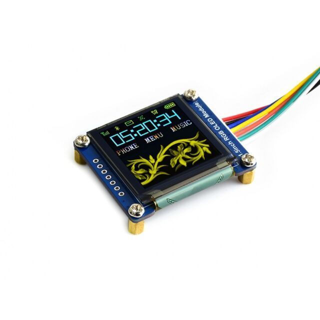 OLED дисплей 1.5inch Module 128х128px,. 1.5Inch OLED Module. Ssd1351 + Arduino. OLED дисплей 1,5 inch RGB OLED Module.