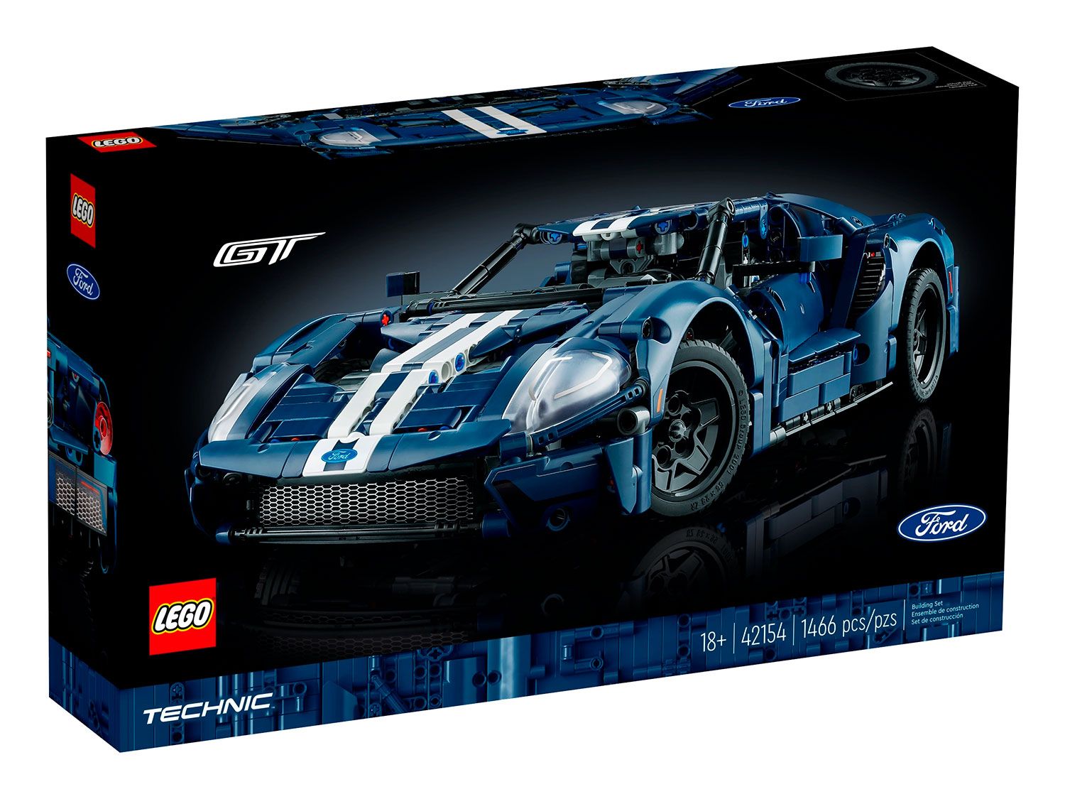 Конструктор LEGO Technic Автомобиль GT 2022, 1466 деталей, 18+, 42154 -  купить с доставкой по выгодным ценам в интернет-магазине OZON (954342155)