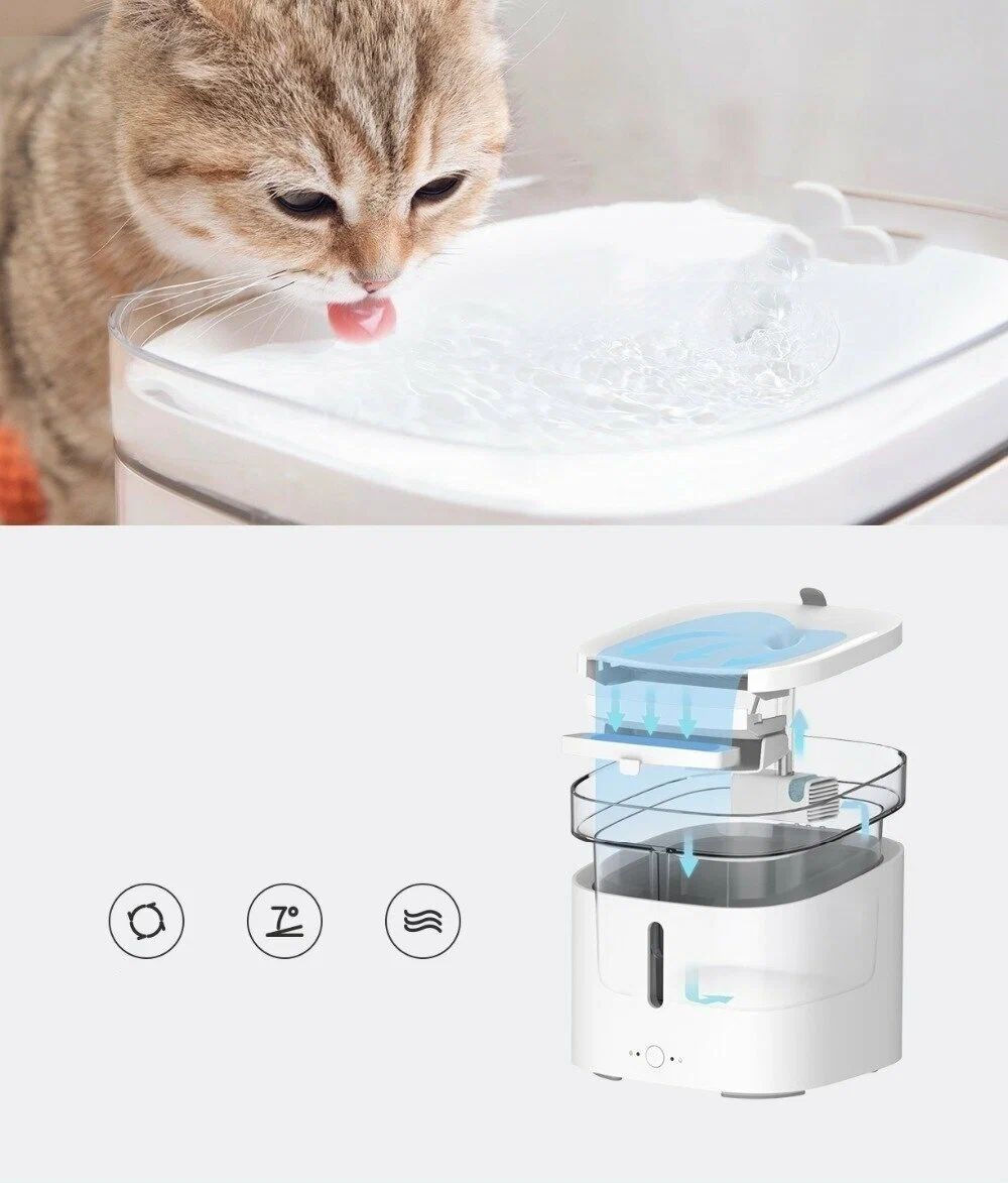 Автопоилка для кошек Pawbby Pet Water Dispenser MG-WF001