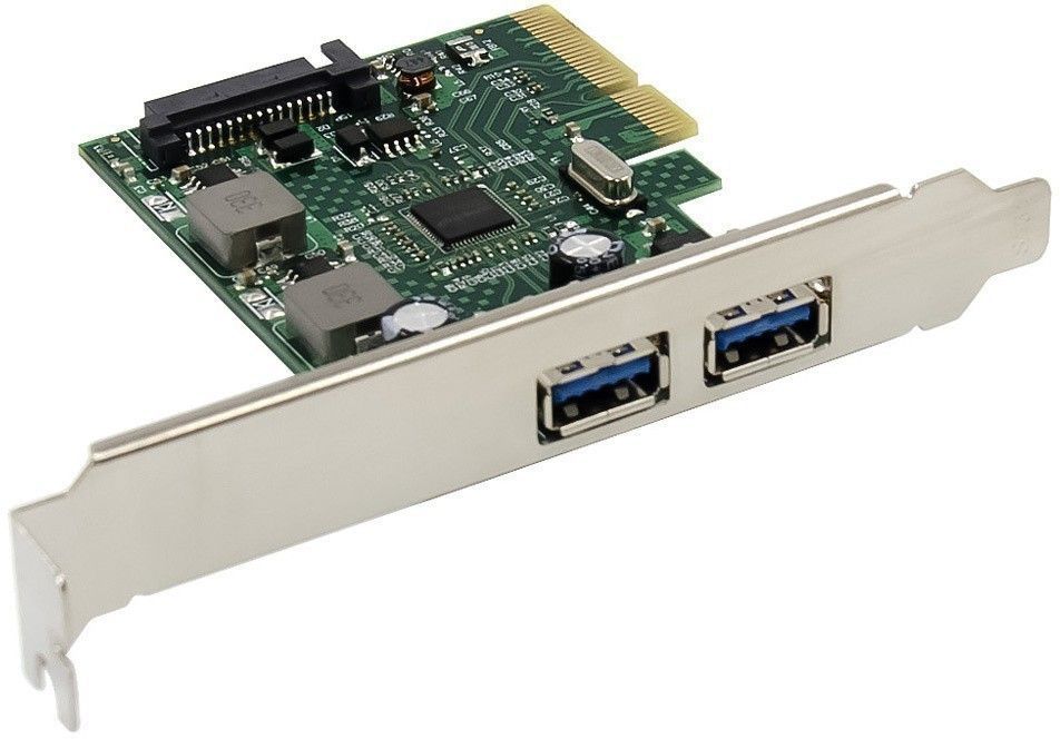 Orient Сетевой контроллер Контроллер PCI-Ex4 v3.0 AM-U3142PE-2A, в комплекте LP планка крепления (31272)