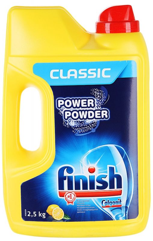 Порошок для посудомоечных машин FINISH Classic Лимон, 2.5 кг