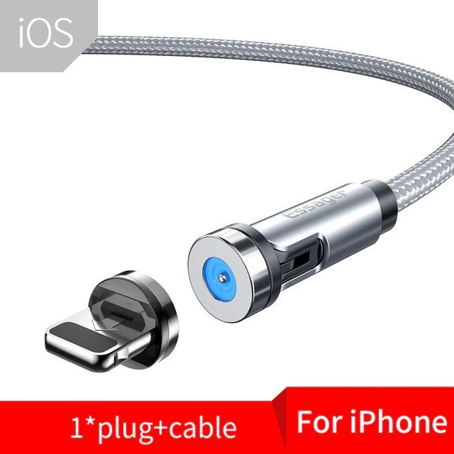 Кабель питания USB 2.0 Type-A/Apple Lightning, 2 м, серебристый