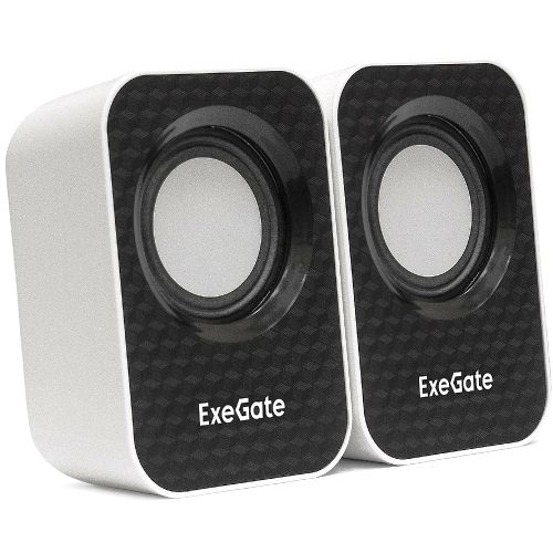 Колонки ExeGate Disco 170 питание от usb, 6 Вт чёрно-белые