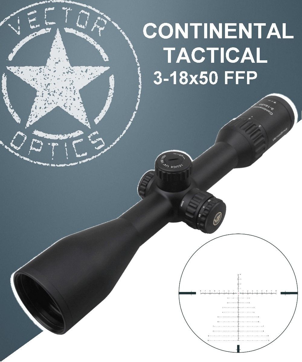 Оптический прицел Vector Optics CONTINENTAL TACTICAL 3-18х50 FFP