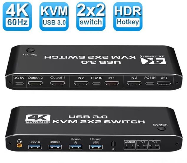 MRM-POWER KVM-переключатель hdmi-kvm-2-2