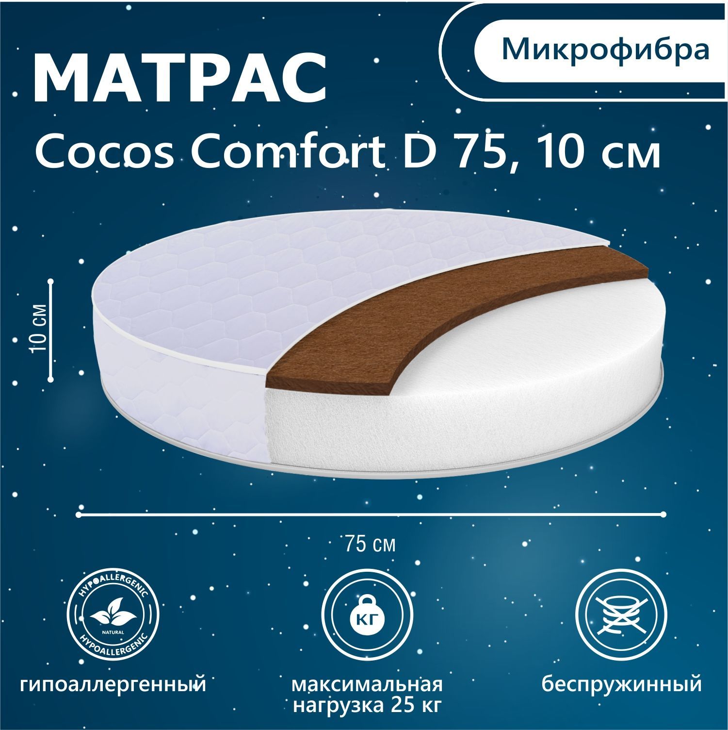 Матрас Академия сна Sleep Mode Comfort, независимые пружины, 160х200 см