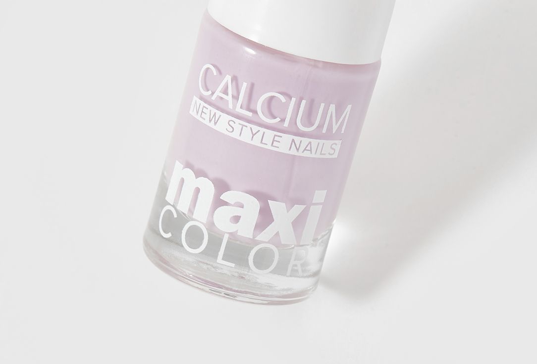 лак для ногтей maxi color calcium