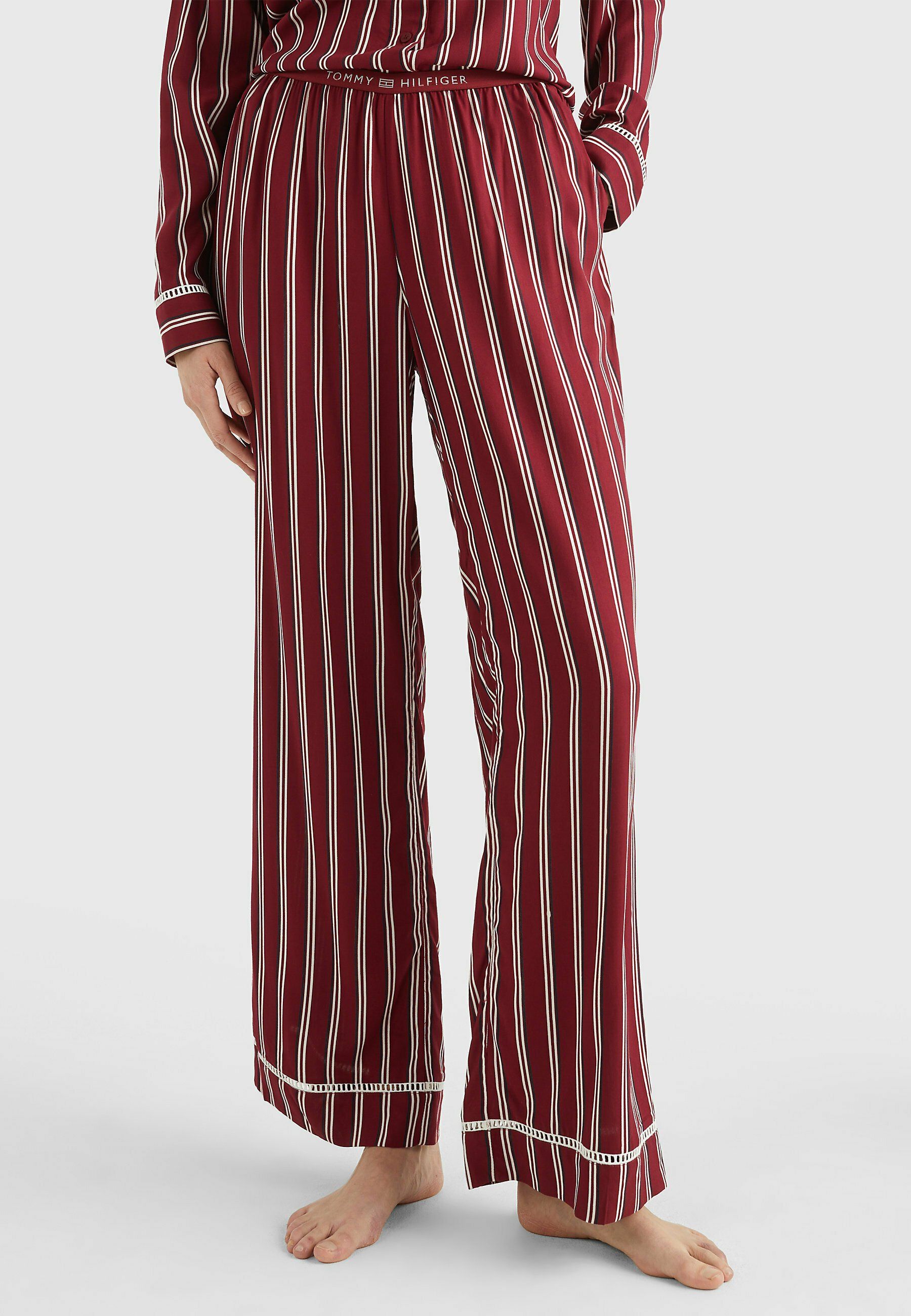 Брюки пижамные в полоску. Пижама Tommy Hilfiger. Striped Pyjamas.