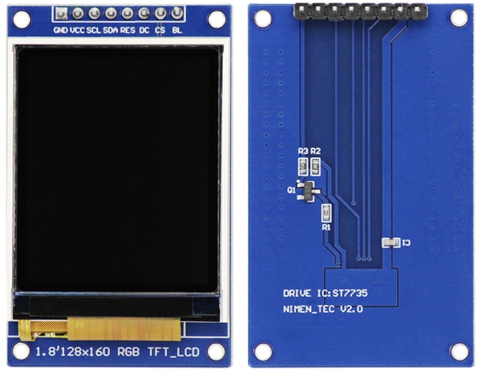 Дисплей 128 128. 1,8 128x160 RGB TFT_LCD. St7735 1.8 TFT распиновка. 1.8 TFT дисплей 128x160 демонстрация. 1.8 TFT LCD 128x160 дисплейный модуль чертеж.