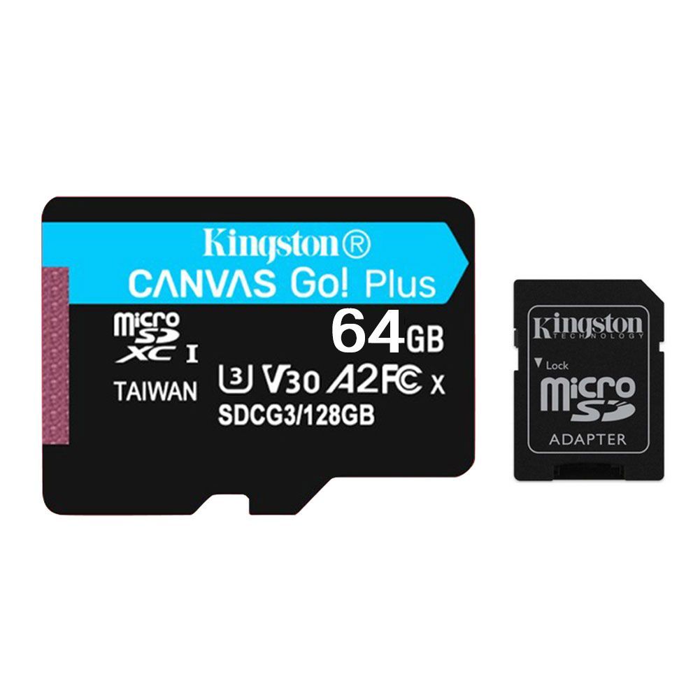 Карта памяти kingston canvas go plus