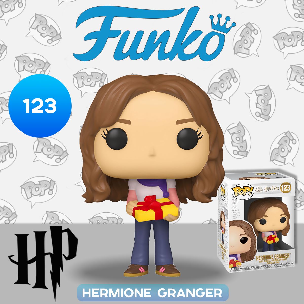 Фигурка Funko POP! Harry Potter S11 Holiday Hermione Granger (123) 51153 /  Фигурка по мотивам фильма 