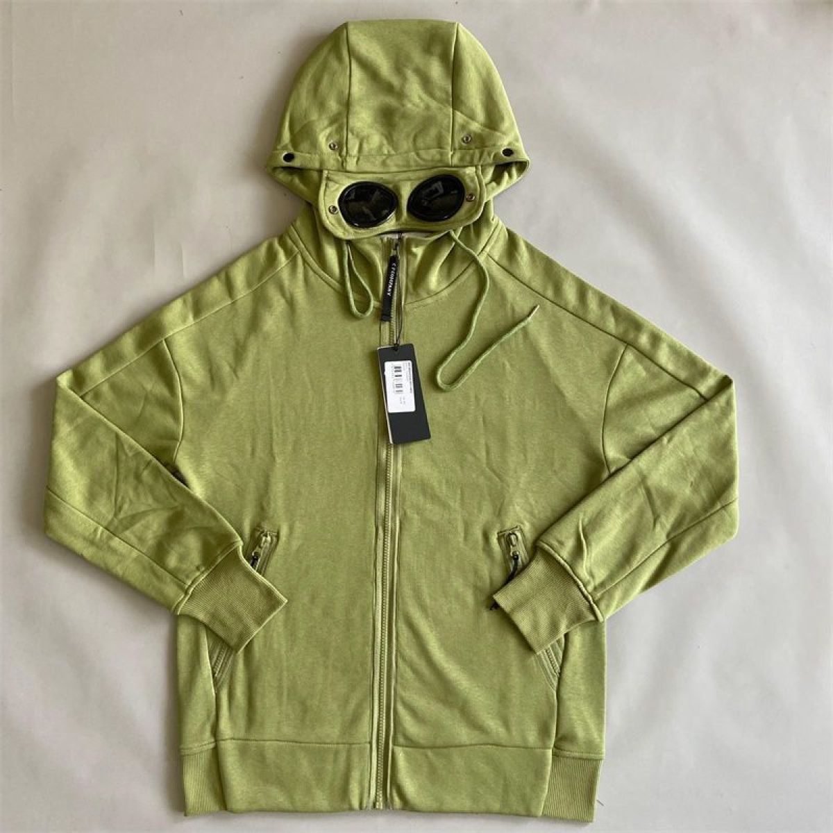 Cp company hoodie green on sale