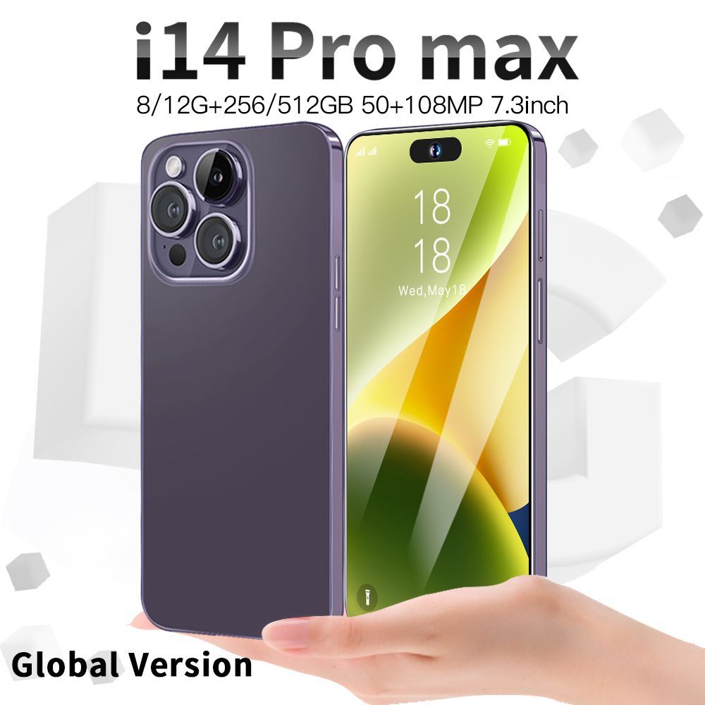 Смартфон Phone 14 Pro Max 4G/5G,7.3 дюйм смартфоны Две SIM-карты - купить  по выгодной цене в интернет-магазине OZON (1059783447)