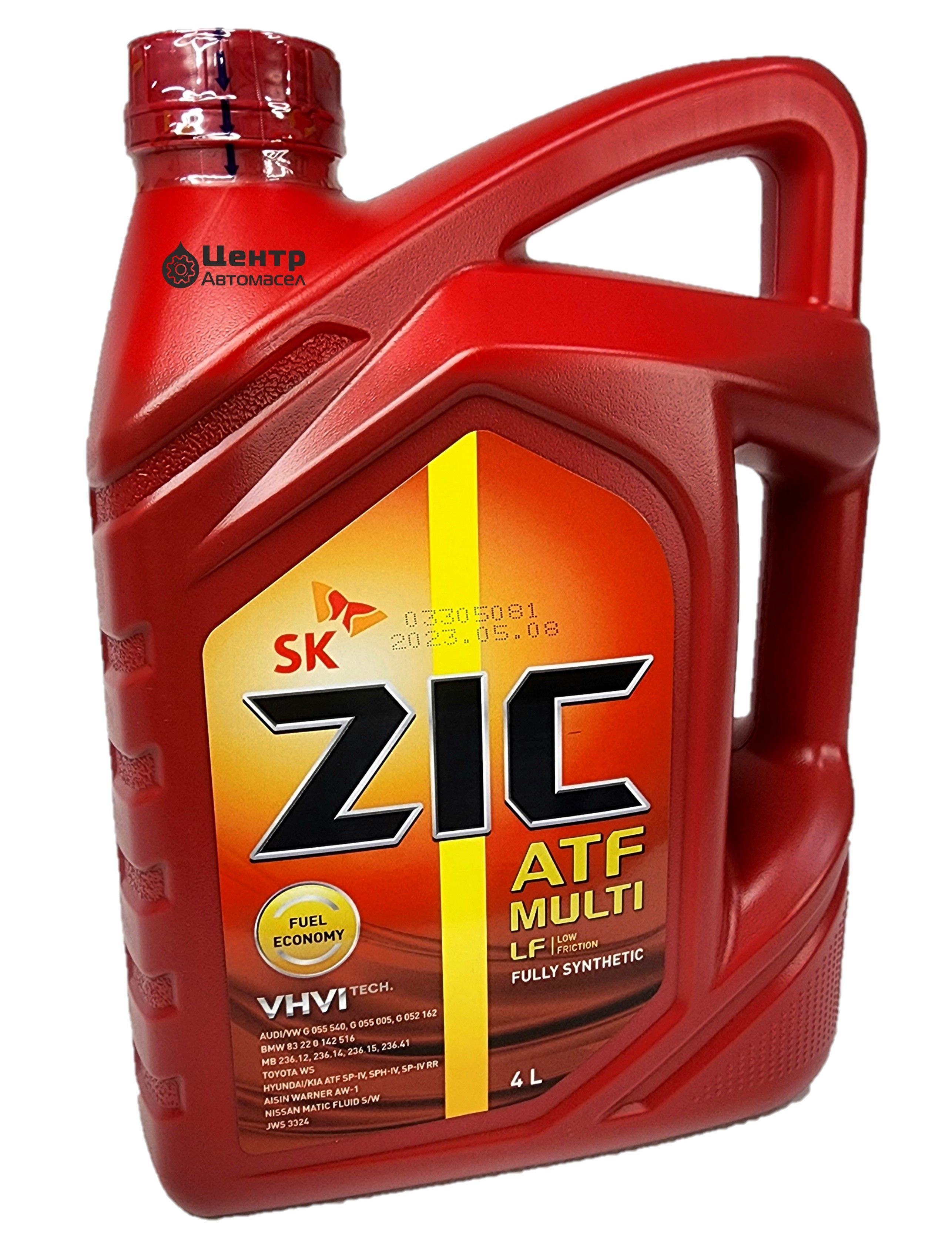 Трансмиссионное масло zic отзывы. ZIC ATF Multi LF 4л.