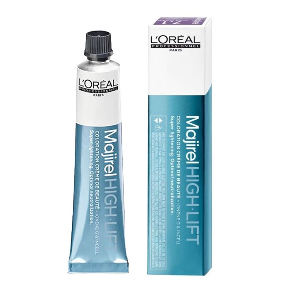 Краска лореаль для седых. Мажирель кул кавер 9.1. Loreal Majirel hl Violet 50мл