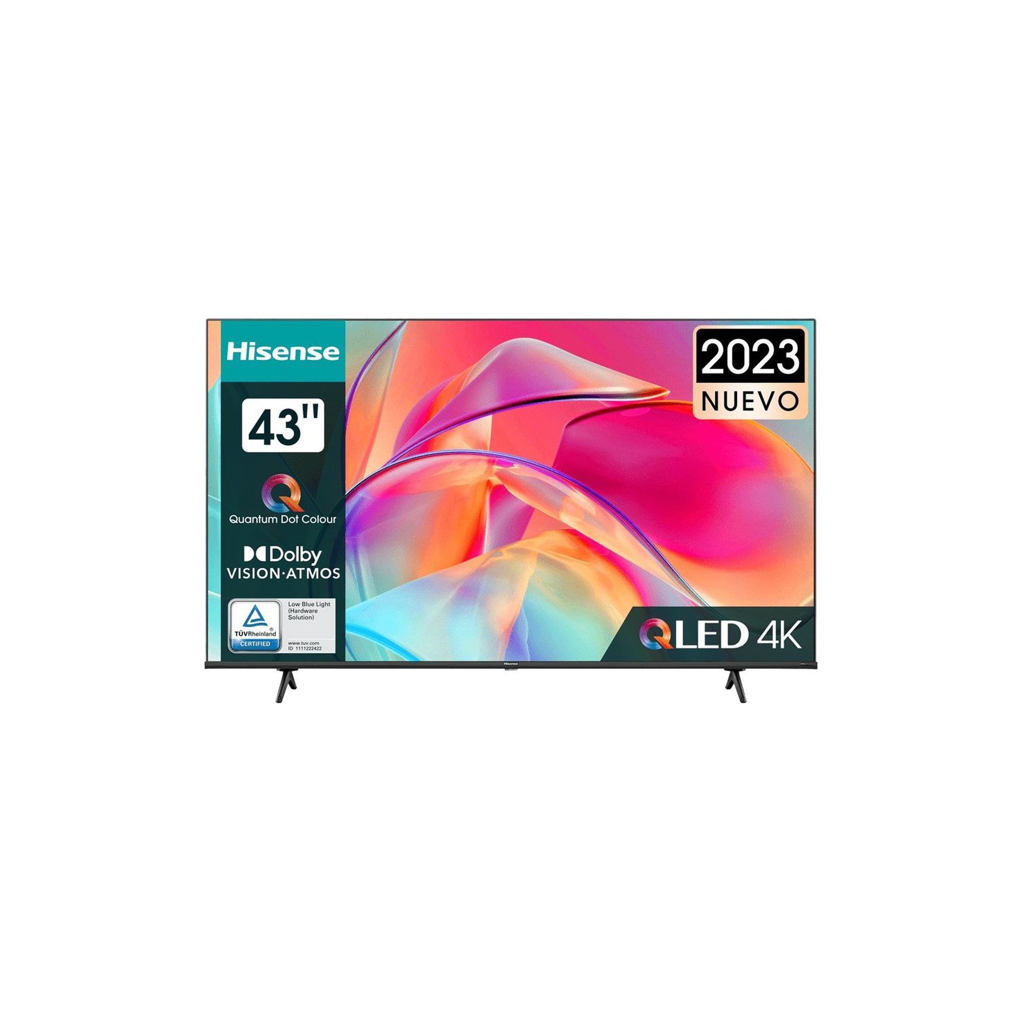 Hisense Телевизор 43E7KQ 43" 4K UHD, черный