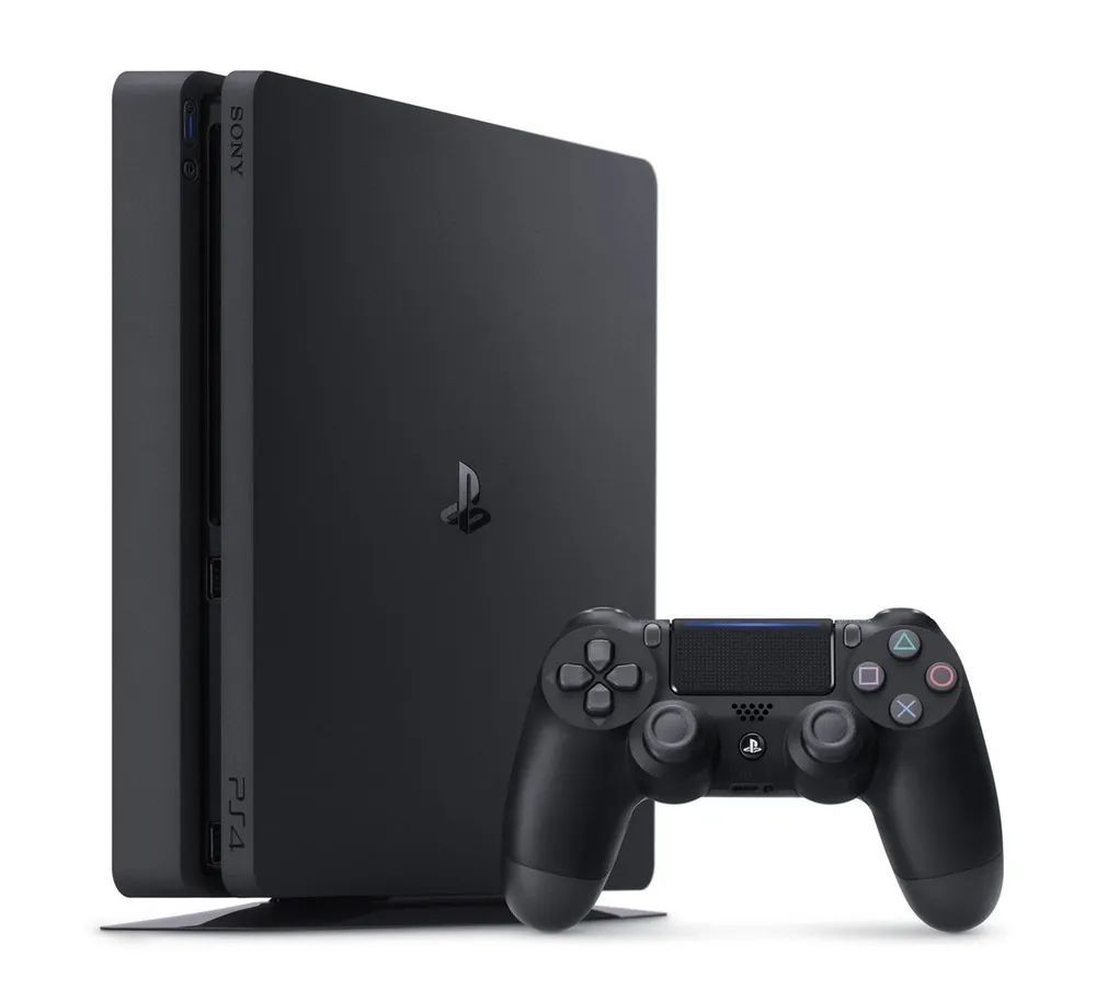 Игровая приставка Sony PlayStation 4 Slim 1000 ГБ HDD, (черный цвет)