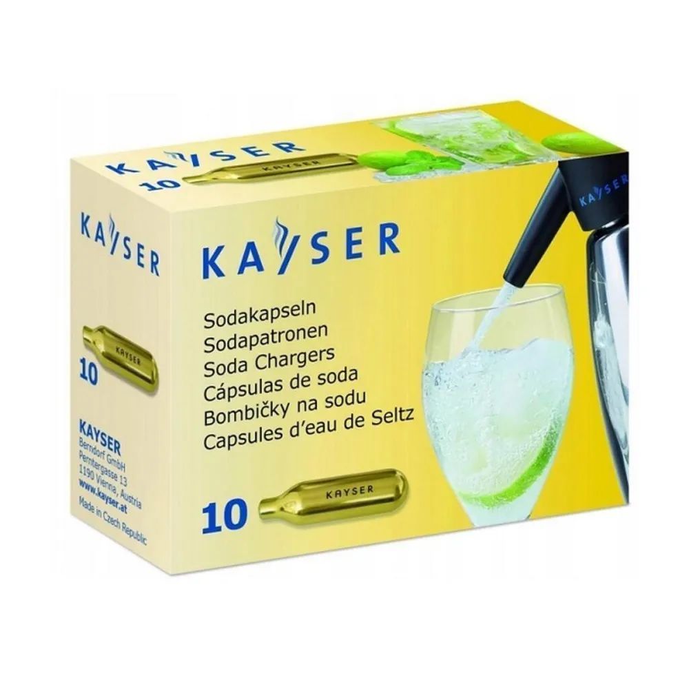 Баллончики для газирования воды Kayser 10шт.