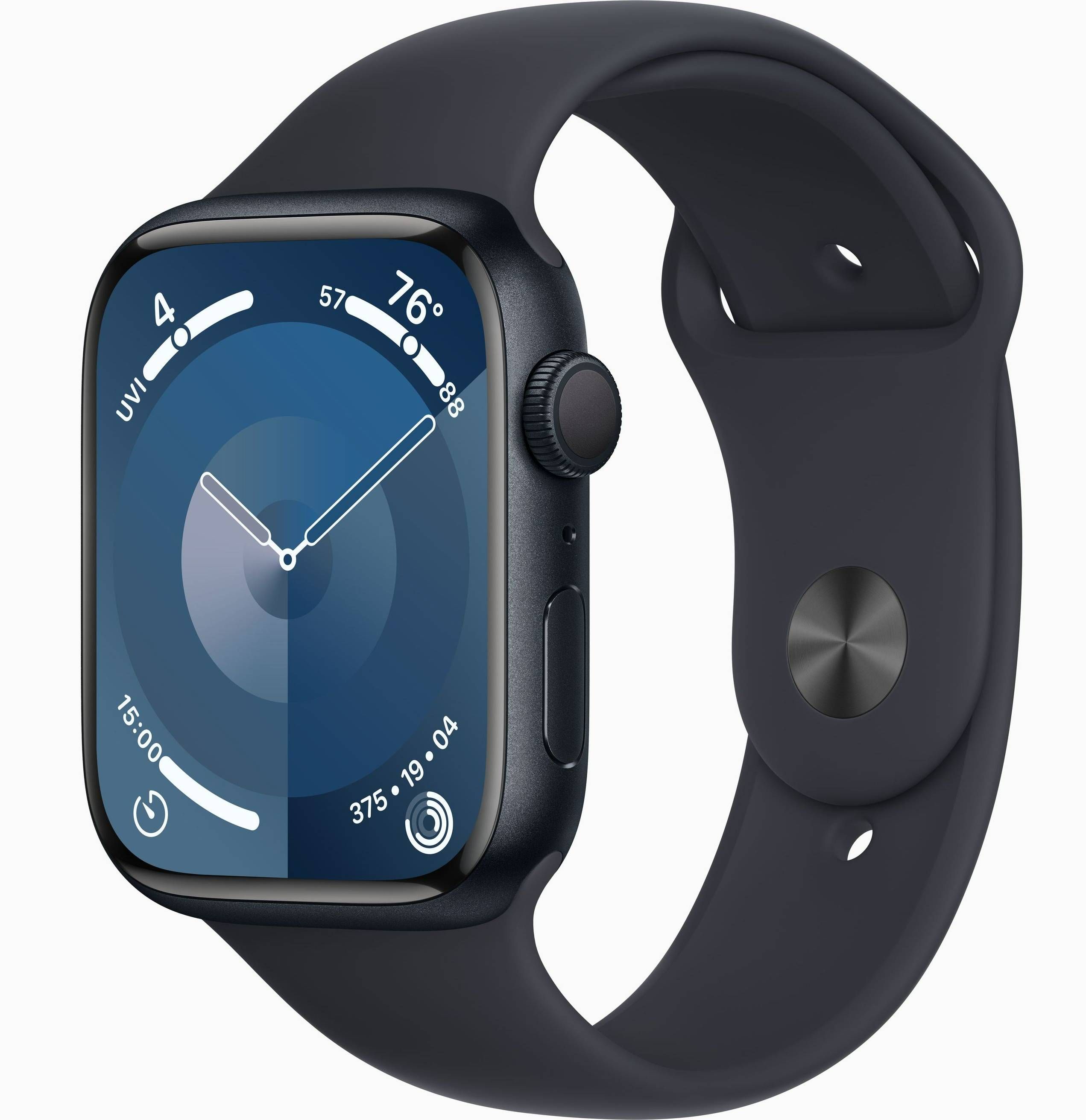 Apple Watch Series 9 GPS 45mm Midnight Aluminium Case with Midnight Sport Band M L OZON 1202498376