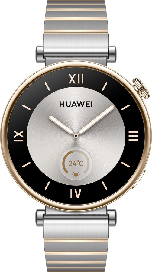 HUAWEIУмныечасыWatchGT4,41mm,cеребристо-золотистый.Уцененныйтовар