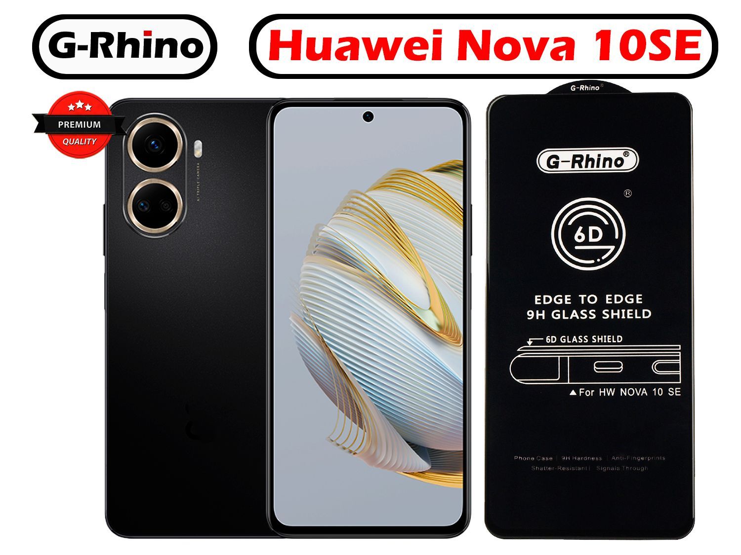 Защитное стекло G-Rhino для Huawei Nova 10 SE - купить с доставкой по  выгодным ценам в интернет-магазине OZON (907980634)