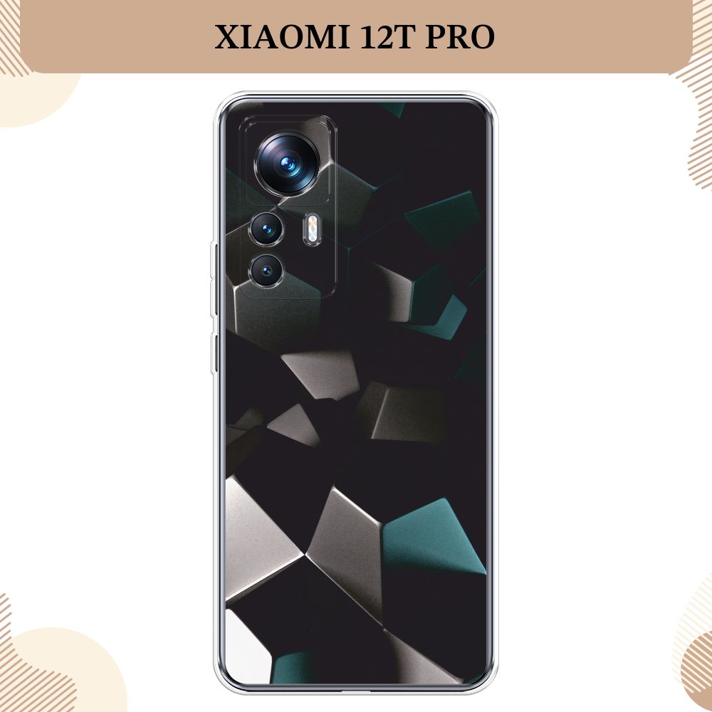 СиликоновыйчехолнаXiaomi12TPro/Сяоми12ТПро,Геометрия20