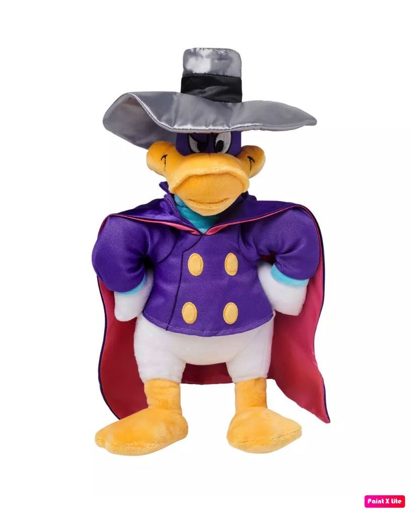 Мягкая игрушка Утиные истории Черный плащ Darkwing Duck