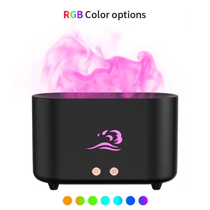 Rgb аромадиффузор с эффектом пламени. Ultrasonic Aromatherapy Diffuser Sals 12a1.