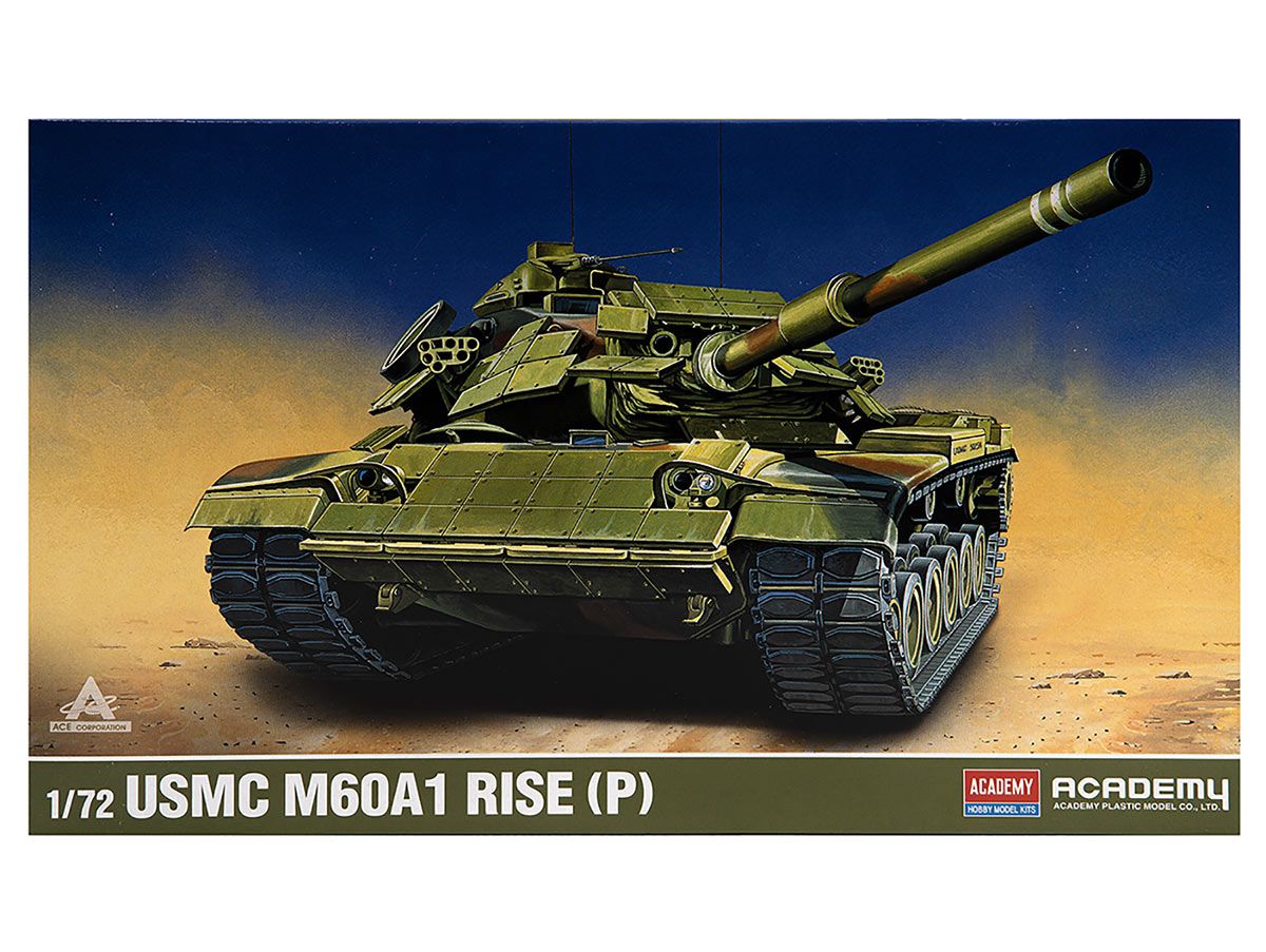 13425 Academy Танк M60A1 RISE (P) корпуса морской пехоты США (1:72) -  купить с доставкой по выгодным ценам в интернет-магазине OZON (1270094436)