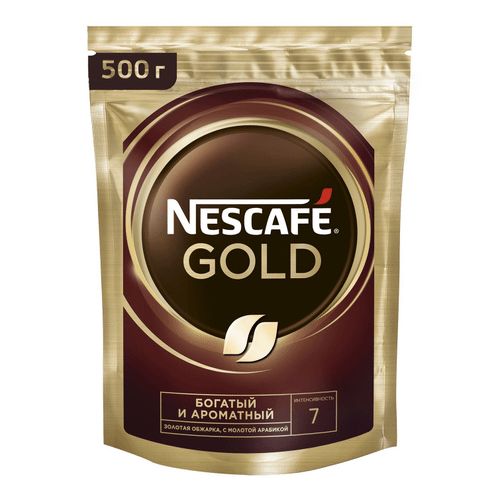 КофеNescafeGoldмолотыйврастворимом500г