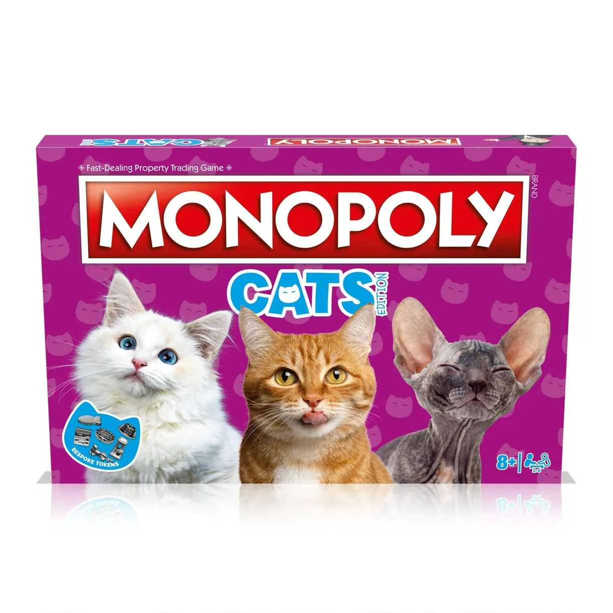 Настольная игра Winning Moves Монополия Cats на английском языке  WM03528-EN1-6 - купить с доставкой по выгодным ценам в интернет-магазине  OZON (1279206334)