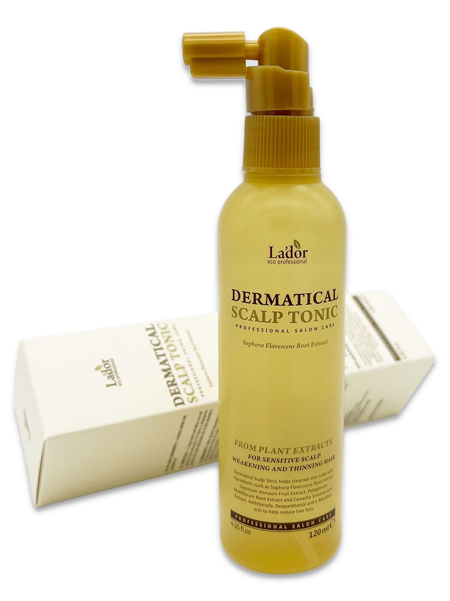 Lador dermatical hair. La&#039;dor dermatical scalp tonic тоник для кожи головы против выпадения волос 120мл. egg planet purifying scalp tonic. dermatical hair-loss shampoo (for thin hair) 530ml. dermatical hair- loss treatment 200.